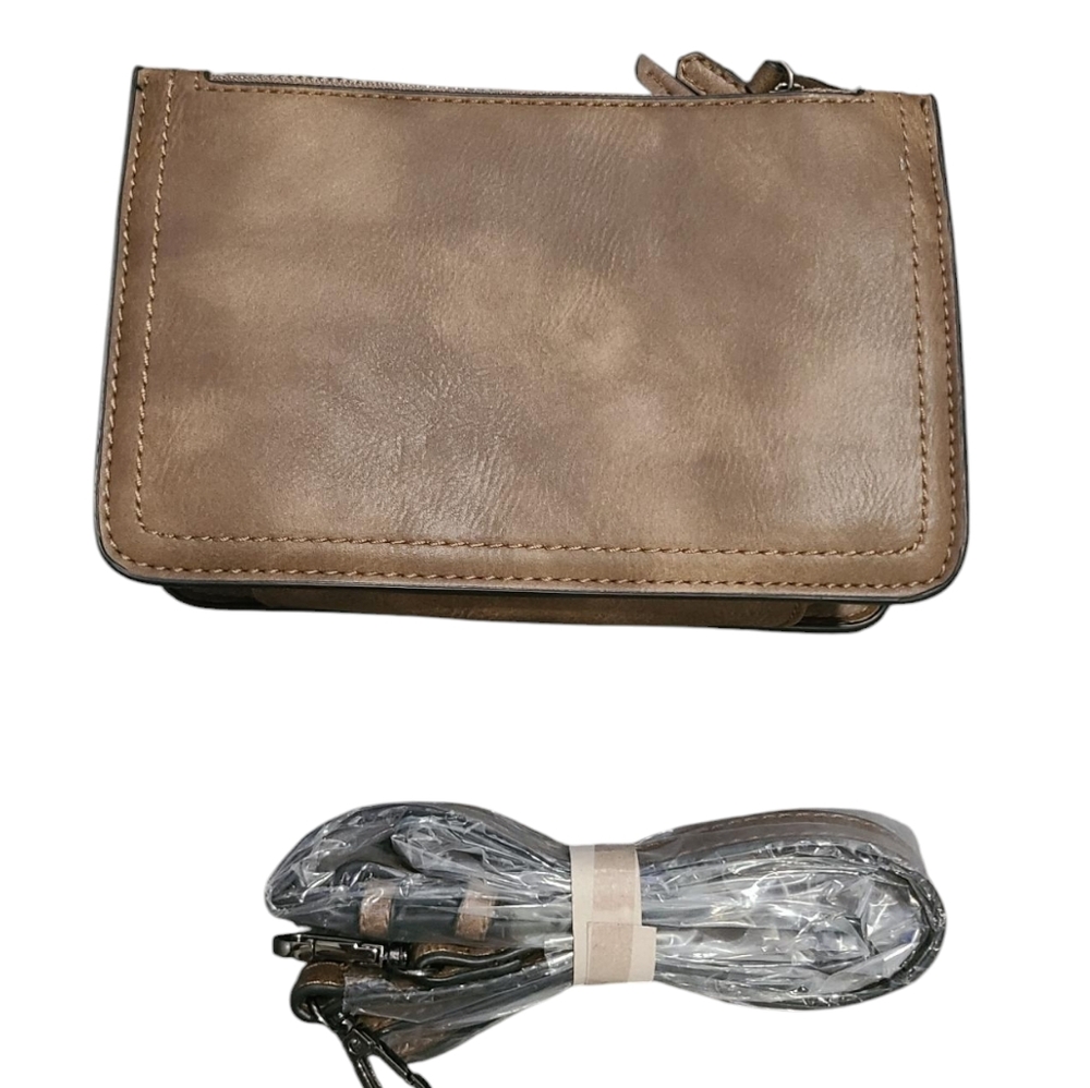 New Crossbody BAG with 3 zipper compartments